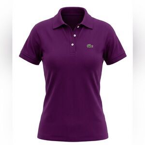 LACOSTE BOYS POLO SHIRT PURPLE SIZE 36
